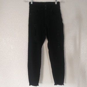 Blue Savvy women's size 5/27 black skinny ripped pants